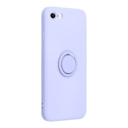 Etui na iPhone 7 / 8 / SE 2020 / SE 2022 Silicone Ring fioletowe