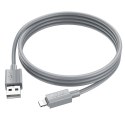 Kabel USB A do Lightning Hoco 2,4A 1 m X107 szary