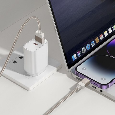 Kabel USB A do Lightning Hoco 2,4A 1 m X110 złoty