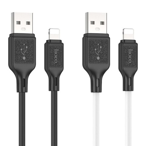 Kabel USB A do Lightning Hoco 2,4A 1 m X90 biały