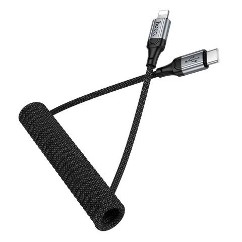 Kabel USB A do Lightning Hoco PD 2,4A 1,5 m X121 czarny
