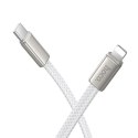 Kabel USB C do Lightning Hoco PD 30W 1 m płaski X125 biały
