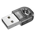 Adapter USB A bluetooth Hoco UA28 transparentny czarny