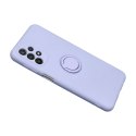 Etui na Samsung S25 ULTRA Silicone Ring fioletowe
