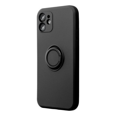 Etui na iPhone 15 PRO MAX Silicone Ring czarne