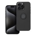 Etui na iPhone 15 PRO MAX Silicone Ring czarne