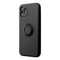 Etui na iPhone 16 PRO MAX Silicone Ring czarne