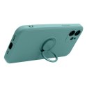 Etui na iPhone 16 PRO MAX Silicone Ring zielone