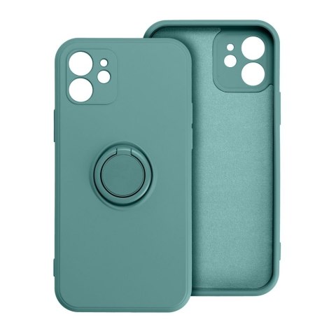 Etui na iPhone 16 Silicone Ring zielone