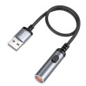 Adapter USB A do zapalniczka samochodowa Hoco 0,3 m UA30 czarny