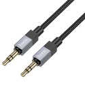 Kabel AUX Jack 3,5 mm (męski) do Jack 3,5 mm (męski) Hoco 1 m UPA32 czarny