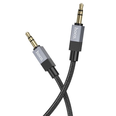 Kabel AUX Jack 3,5 mm (męski) do Jack 3,5 mm (męski) Hoco 1 m UPA32 czarny