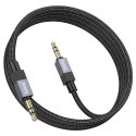 Kabel AUX Jack 3,5 mm (męski) do Jack 3,5 mm (męski) Hoco 1 m UPA32 czarny