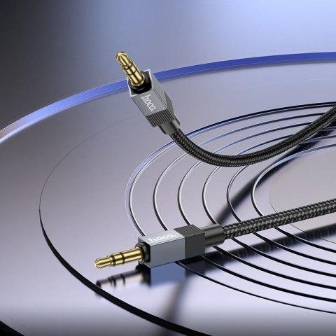 Kabel AUX Jack 3,5 mm (męski) do Jack 3,5 mm (męski) Hoco 1 m UPA32 czarny
