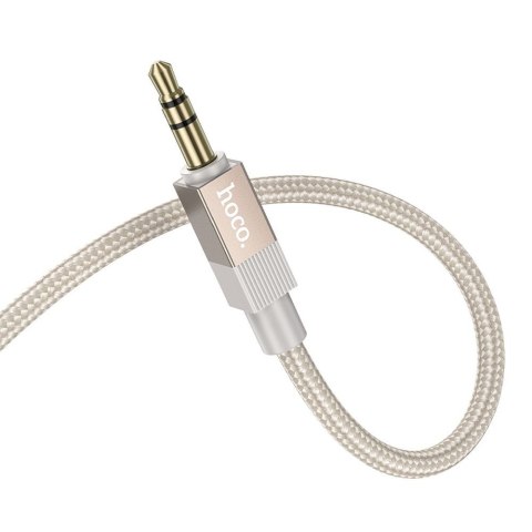 Kabel AUX Jack 3,5 mm (męski) do Jack 3,5 mm (męski) Hoco 1 m UPA32 złoty