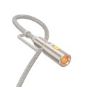 Kabel All-in-one USB C / Lightning do USB C / Zapalniczka samochodowa Hoco PD 3A 60W 1,2 m U138 czarny