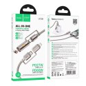 Kabel All-in-one USB C / Lightning do USB C / Zapalniczka samochodowa Hoco PD 3A 60W 1,2 m U138 czarny