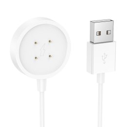 Kabel do ładowania smartwatcha Hoco 0,6 m Y24 biały