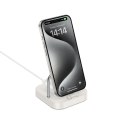 Ładowarka biurkowa Hoco 2w1 USB C PD QC 3A 30W + ładowanie bezprzewodowe 5W CQ16B biała