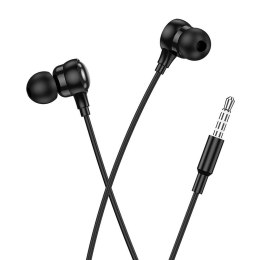 Słuchawki przewodowe douszne Jack 3,5 mm Hoco M116 czarne
