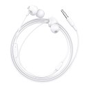 Słuchawki przewodowe douszne Jack 3,5 mm Hoco M60 białe