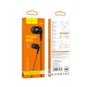 Słuchawki przewodowe douszne USB C Hoco M97 czarne