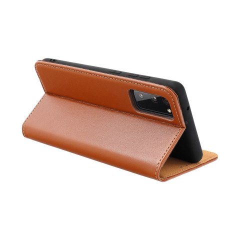 Etui z klapką na iPhone 16 PRO MAX Smart Pro Book skórzane brązowe