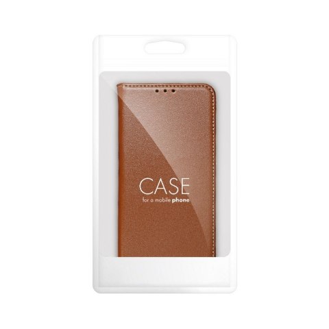 Etui z klapką na iPhone 16 PRO MAX Smart Pro Book skórzane brązowe