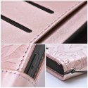 Etui z klapką na iPhone 12 / 12 PRO Mezzo Book mandala złoto-różowe