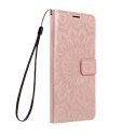 Etui z klapką na iPhone 13 Mezzo Book mandala złoto-różowe