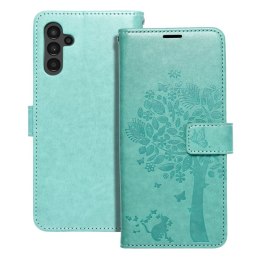 Etui z klapką na Samsung A13 5G / A04S Mezzo Book drzewo zielone