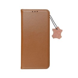 Etui z klapką na Xiaomi Redmi NOTE 15 5G Smart Pro Book skórzane brązowe