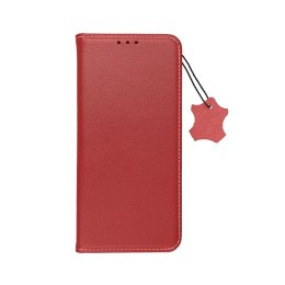 Etui z klapką na iPhone 17 AIR Smart Pro Book skórzane bordowe