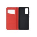 Etui z klapką na iPhone 17 AIR Smart Pro Book skórzane bordowe