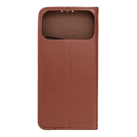 Etui z klapką na iPhone 17 PRO MAX / 18 PRO MAX Smart Pro Book skórzane brązowe
