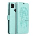 Etui z klapką na Xiaomi Redmi 9C / 9C NFC Mezzo Book łapacz snów zielone