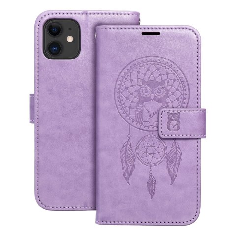 Etui z klapką na iPhone 11 Mezzo Book łapacz snów fioletowe