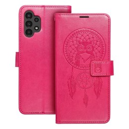 Etui z klapką na Samsung A13 4G Mezzo Book łapacz snów magenta