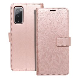 Etui z klapką na Samsung S20 FE / S20 FE 5G Mezzo Book mandala złoto-różowe
