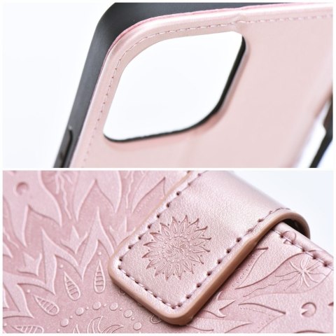 Etui z klapką na Samsung S24 Mezzo Book mandala złoto-różowe