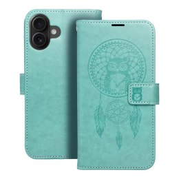 Etui z klapką na iPhone 16 PLUS Mezzo Book łapacz snów zielone