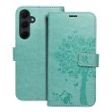 Etui z klapką na Samsung A35 5G Mezzo Book drzewo zielone