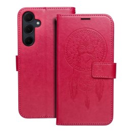 Etui z klapką na Samsung A35 5G Mezzo Book łapacz snów magenta