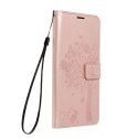 Etui z klapką na iPhone 12 / 12 PRO Mezzo Book drzewo złoto-różowe