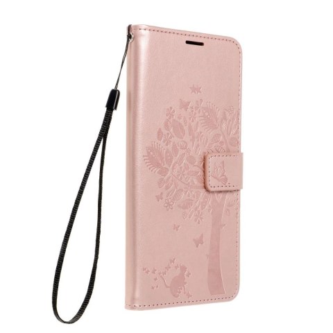 Etui z klapką na iPhone 12 / 12 PRO Mezzo Book drzewo złoto-różowe