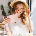 Etui z klapką na iPhone 12 / 12 PRO Mezzo Book drzewo złoto-różowe