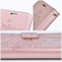 Etui z klapką na iPhone 12 / 12 PRO Mezzo Book drzewo złoto-różowe
