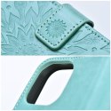 Etui z klapką na Motorola G56 Mezzo Book mandala zielone