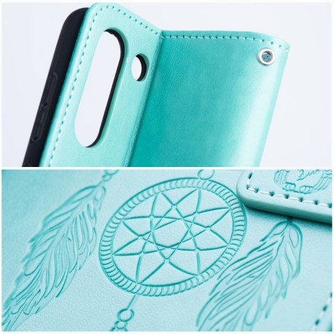 Etui z klapką na Oppo Reno 14 / 14F Mezzo Book łapacz snów zielone