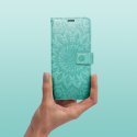 Etui z klapką na Oppo Reno 14 / 14F Mezzo Book mandala zielone